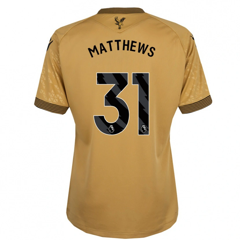 Danxen Dame Remi Matthews #31 Gull Svart Bortetrøye Drakt Trøye 2025/26 Skjorter T-Skjorte