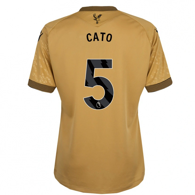 Danxen Dame My Cato #5 Gull Svart Bortetrøye Drakt Trøye 2025/26 Skjorter T-Skjorte