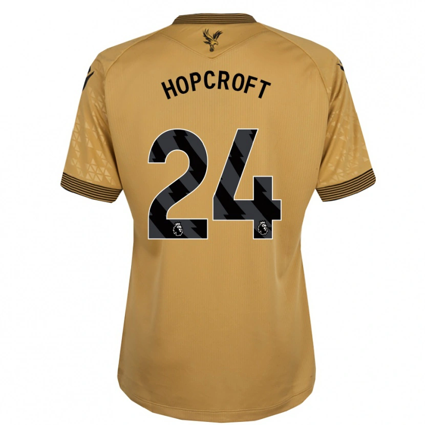 Danxen Dame Shanade Hopcroft #24 Gull Svart Bortetrøye Drakt Trøye 2025/26 Skjorter T-Skjorte