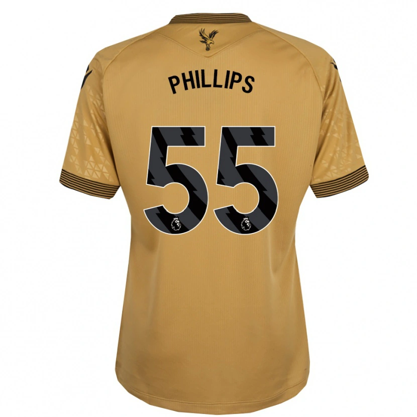 Danxen Dame Killian Phillips #55 Gull Svart Bortetrøye Drakt Trøye 2025/26 Skjorter T-Skjorte