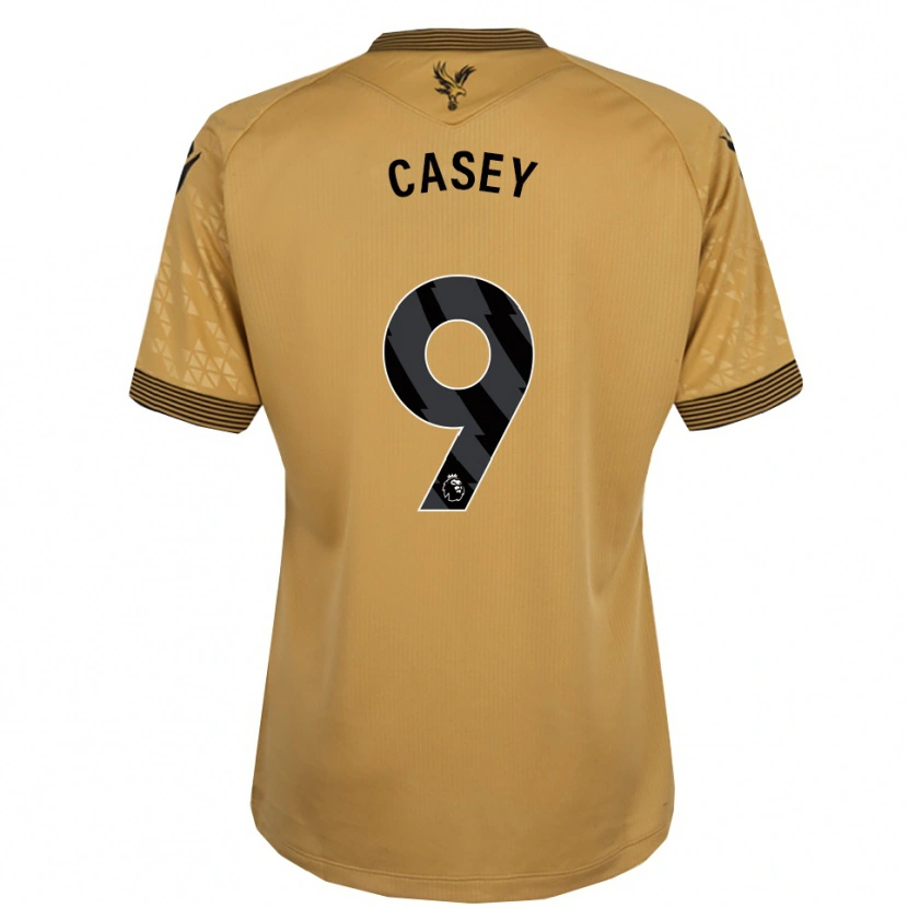 Danxen Dame Ben Casey #9 Gull Svart Bortetrøye Drakt Trøye 2025/26 Skjorter T-Skjorte
