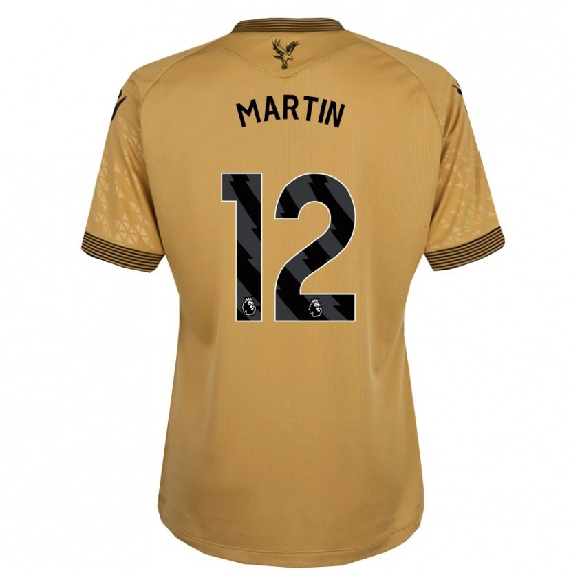 Danxen Dame Donte Martin #12 Gull Svart Bortetrøye Drakt Trøye 2025/26 Skjorter T-Skjorte