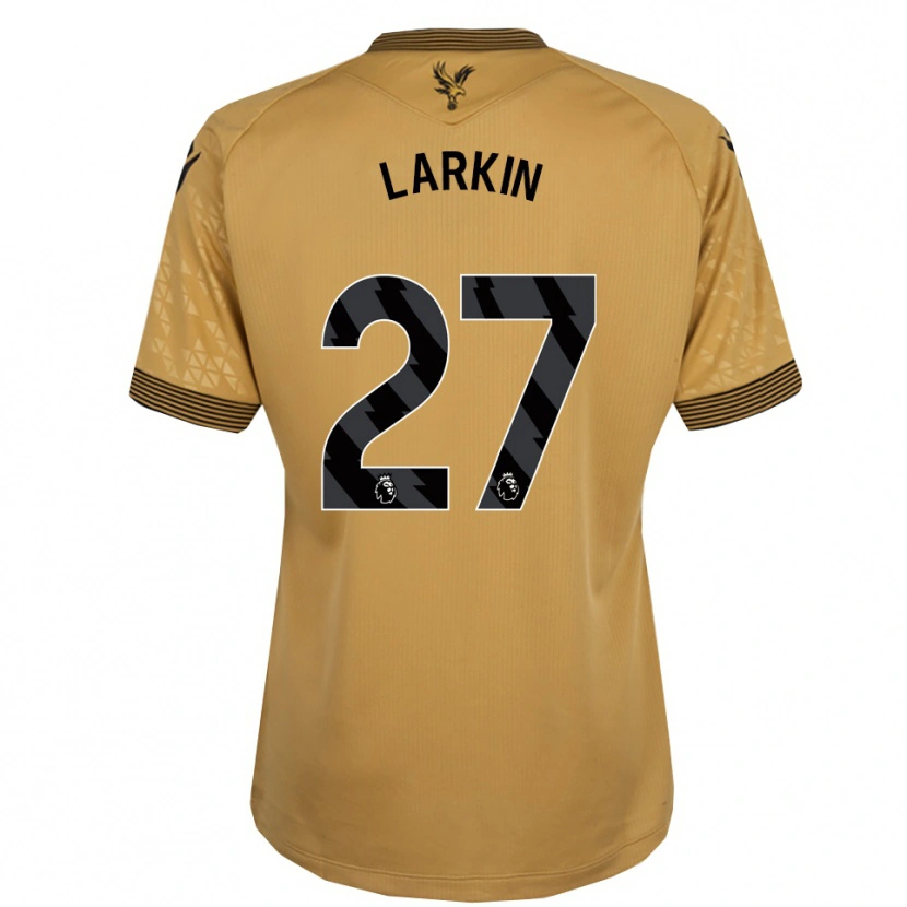 Danxen Dame Abbie Larkin #27 Gull Svart Bortetrøye Drakt Trøye 2025/26 Skjorter T-Skjorte