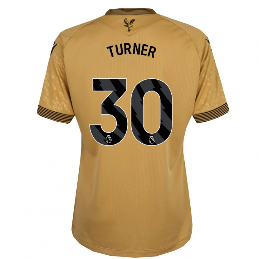 Danxen Dame Matt Turner #30 Gull Svart Bortetrøye Drakt Trøye 2025/26 Skjorter T-Skjorte