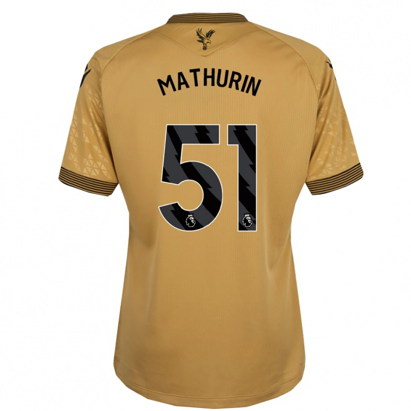 Danxen Dame Roshaun Mathurin #51 Gull Svart Bortetrøye Drakt Trøye 2025/26 Skjorter T-Skjorte