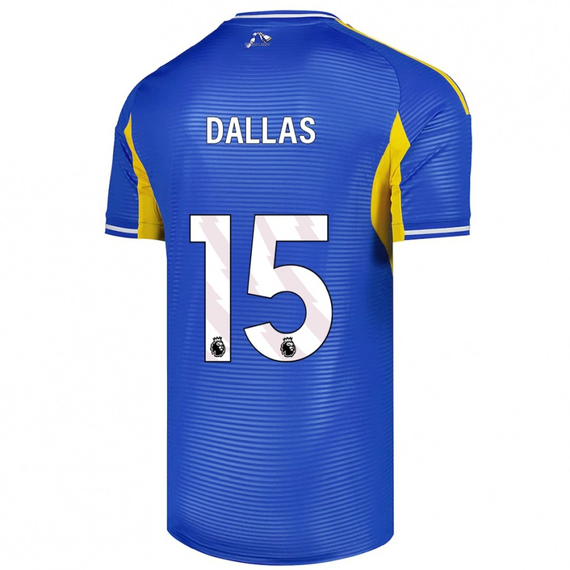 Danxen Dame Stuart Dallas #15 Blå Gul Bortetrøye Drakt Trøye 2025/26 Skjorter T-Skjorte