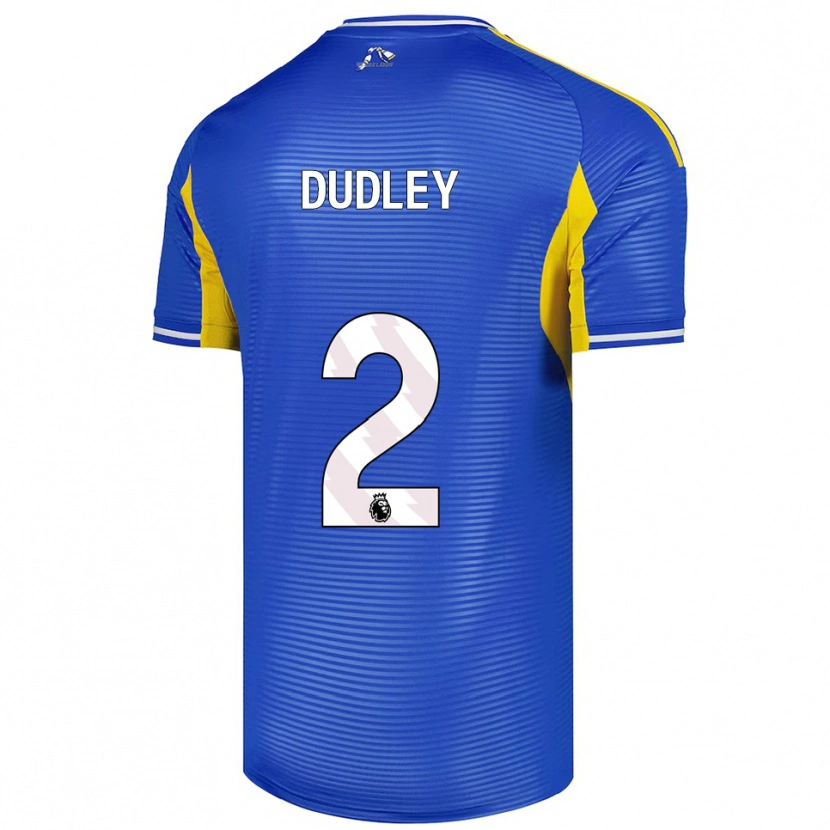 Danxen Dame Louie Dudley #2 Blå Gul Bortetrøye Drakt Trøye 2025/26 Skjorter T-Skjorte
