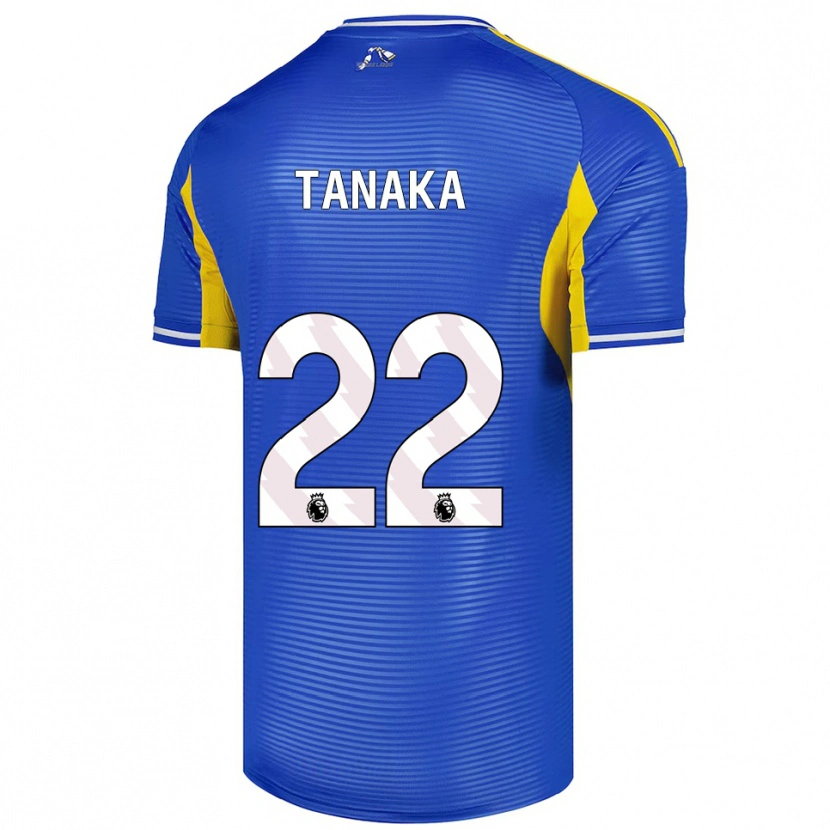 Danxen Dame Ao Tanaka #22 Blå Gul Bortetrøye Drakt Trøye 2025/26 Skjorter T-Skjorte