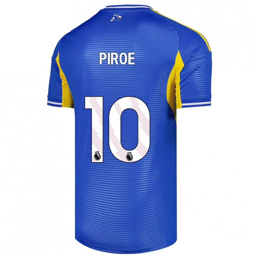 Danxen Dame Joël Piroe #10 Blå Gul Bortetrøye Drakt Trøye 2025/26 Skjorter T-Skjorte