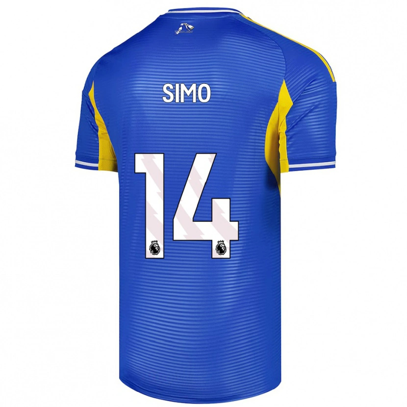 Danxen Dame Elton Simo #14 Blå Gul Bortetrøye Drakt Trøye 2025/26 Skjorter T-Skjorte