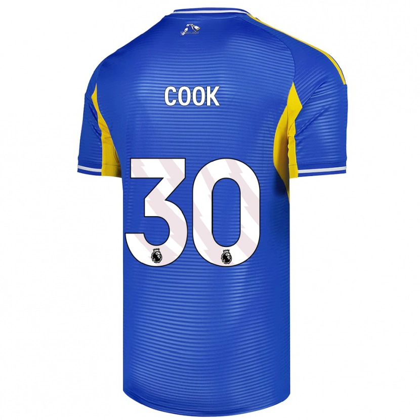 Danxen Dame Robbie Cook #30 Blå Gul Bortetrøye Drakt Trøye 2025/26 Skjorter T-Skjorte