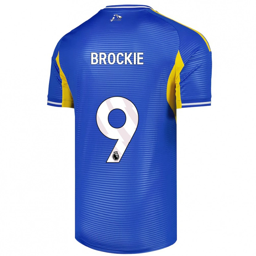 Danxen Dame Devon Brockie #9 Blå Gul Bortetrøye Drakt Trøye 2025/26 Skjorter T-Skjorte