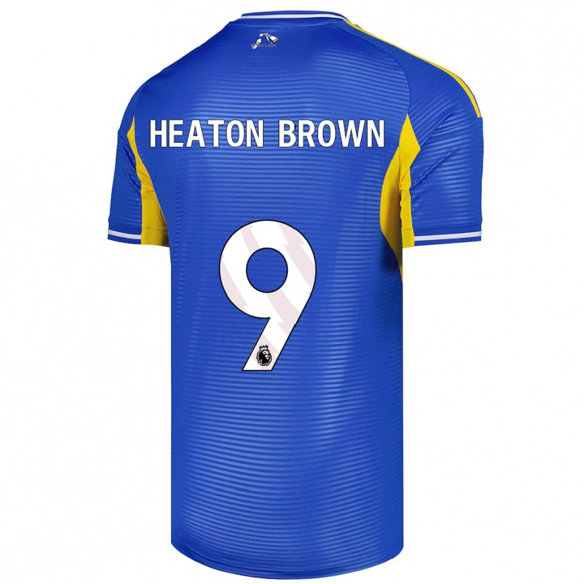 Danxen Dame Heaton Brown #9 Blå Gul Bortetrøye Drakt Trøye 2025/26 Skjorter T-Skjorte