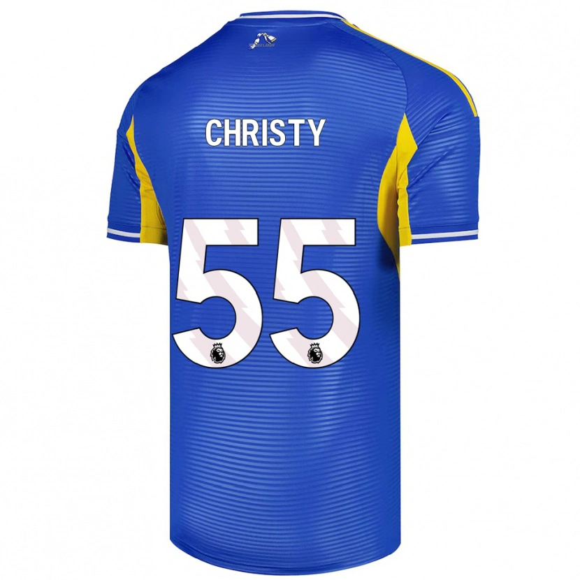 Danxen Dame Harry Christy #55 Blå Gul Bortetrøye Drakt Trøye 2025/26 Skjorter T-Skjorte