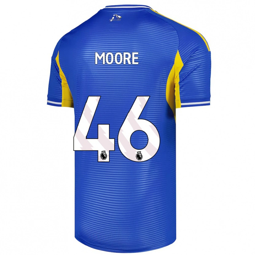 Danxen Dame Kris Moore #46 Blå Gul Bortetrøye Drakt Trøye 2025/26 Skjorter T-Skjorte