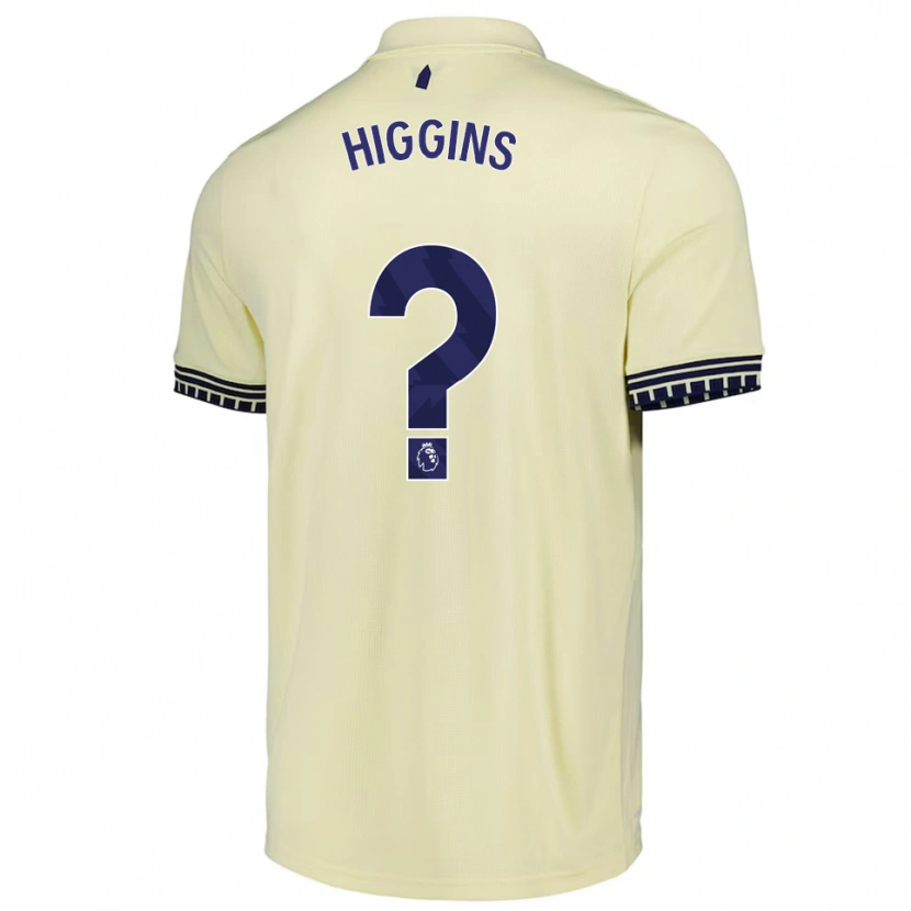 Danxen Dame Liam Higgins #0 Off White Svart Bortetrøye Drakt Trøye 2025/26 Skjorter T-Skjorte