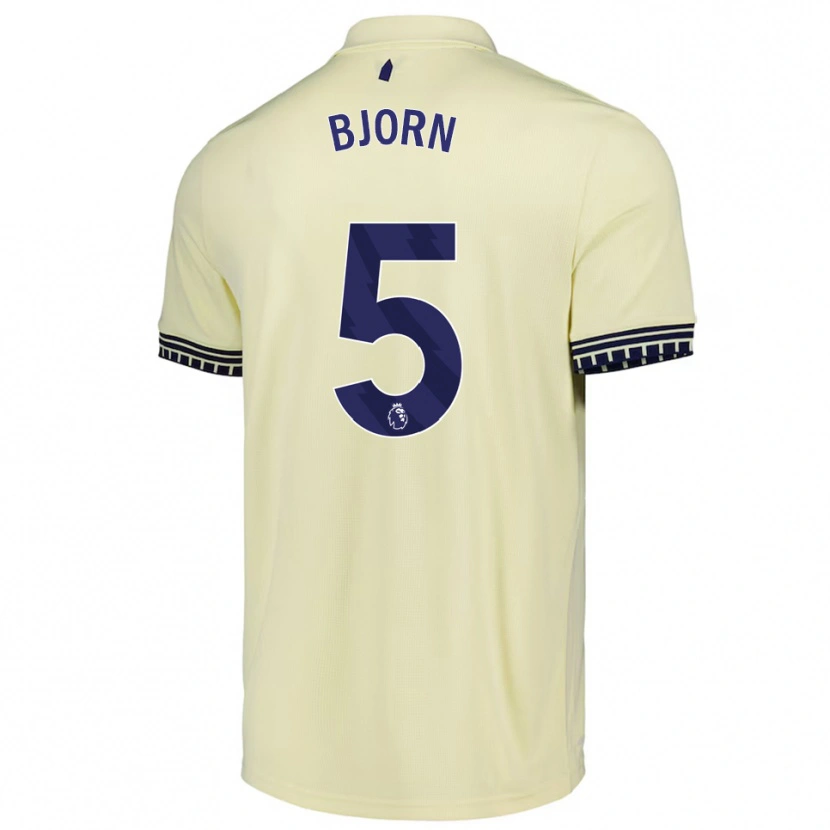 Danxen Dame Nathalie Bjorn #5 Off White Svart Bortetrøye Drakt Trøye 2025/26 Skjorter T-Skjorte