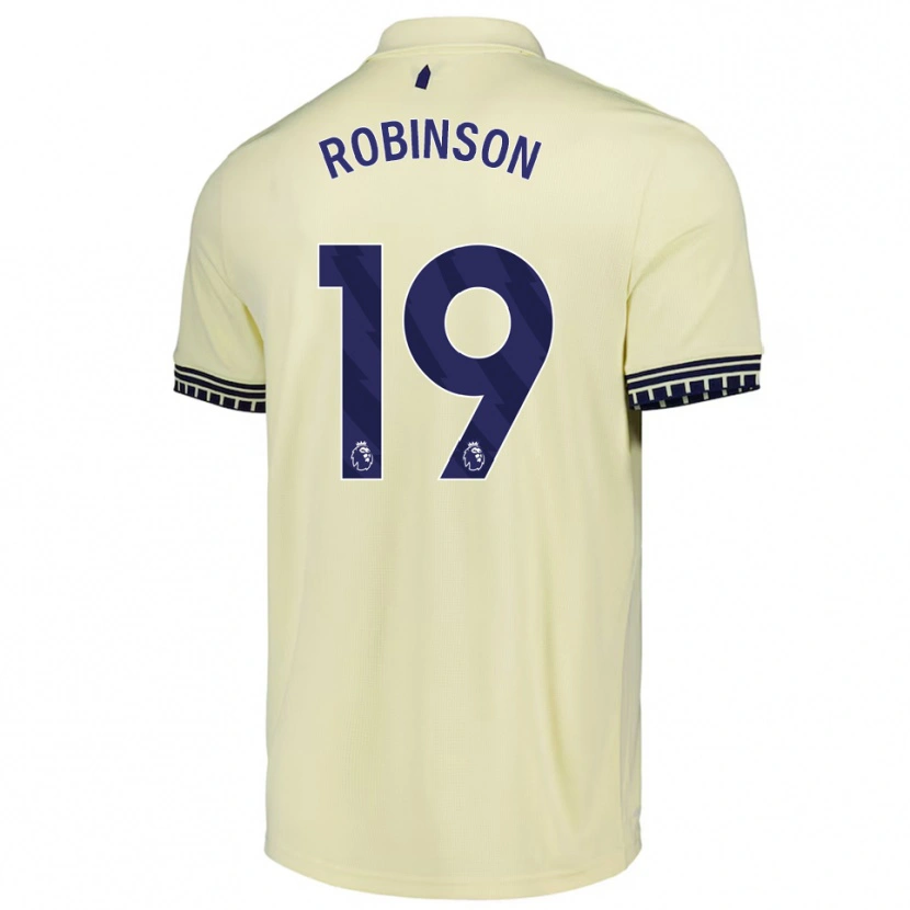 Danxen Dame Katie Robinson #19 Off White Svart Bortetrøye Drakt Trøye 2025/26 Skjorter T-Skjorte