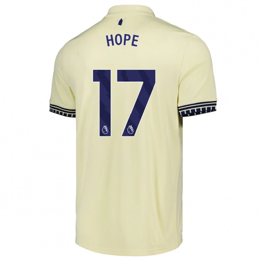 Danxen Dame Lucy Hope #17 Off White Svart Bortetrøye Drakt Trøye 2025/26 Skjorter T-Skjorte