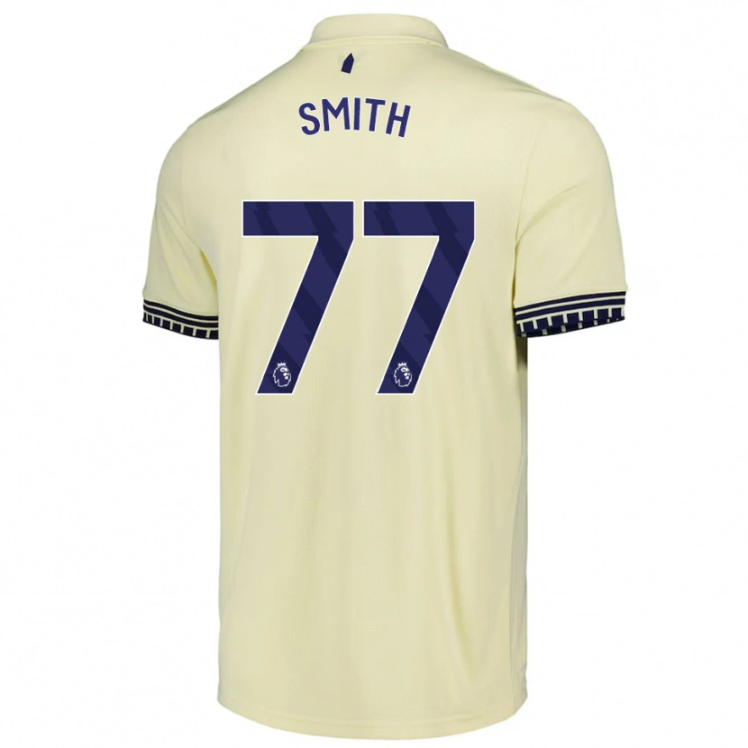 Danxen Dame Odin Samuels-Smith #77 Off White Svart Bortetrøye Drakt Trøye 2025/26 Skjorter T-Skjorte