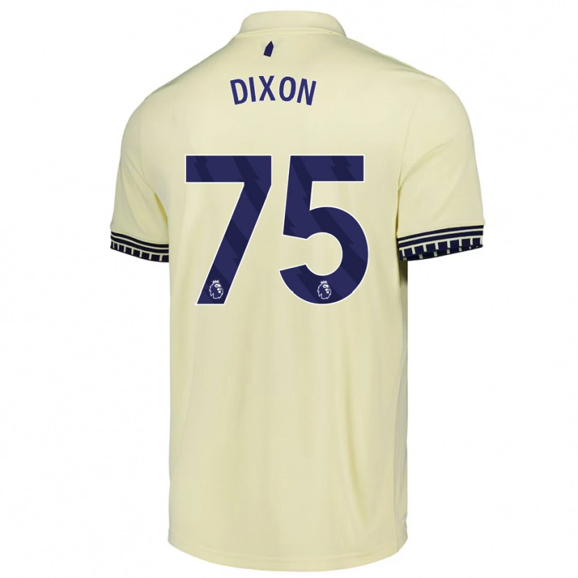 Danxen Dame Roman Dixon #75 Off White Svart Bortetrøye Drakt Trøye 2025/26 Skjorter T-Skjorte