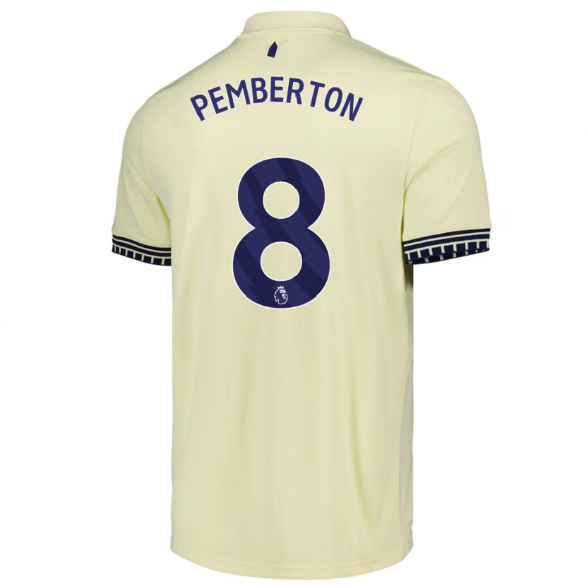 Danxen Dame Dafi-Tomos Pemberton #8 Off White Svart Bortetrøye Drakt Trøye 2025/26 Skjorter T-Skjorte