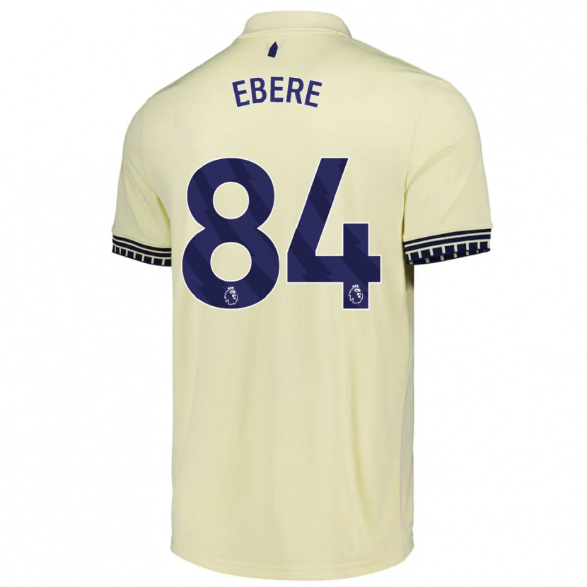 Danxen Dame Coby Ebere #84 Off White Svart Bortetrøye Drakt Trøye 2025/26 Skjorter T-Skjorte