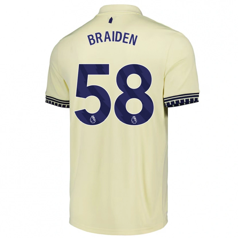 Danxen Dame Braiden Graham #58 Off White Svart Bortetrøye Drakt Trøye 2025/26 Skjorter T-Skjorte