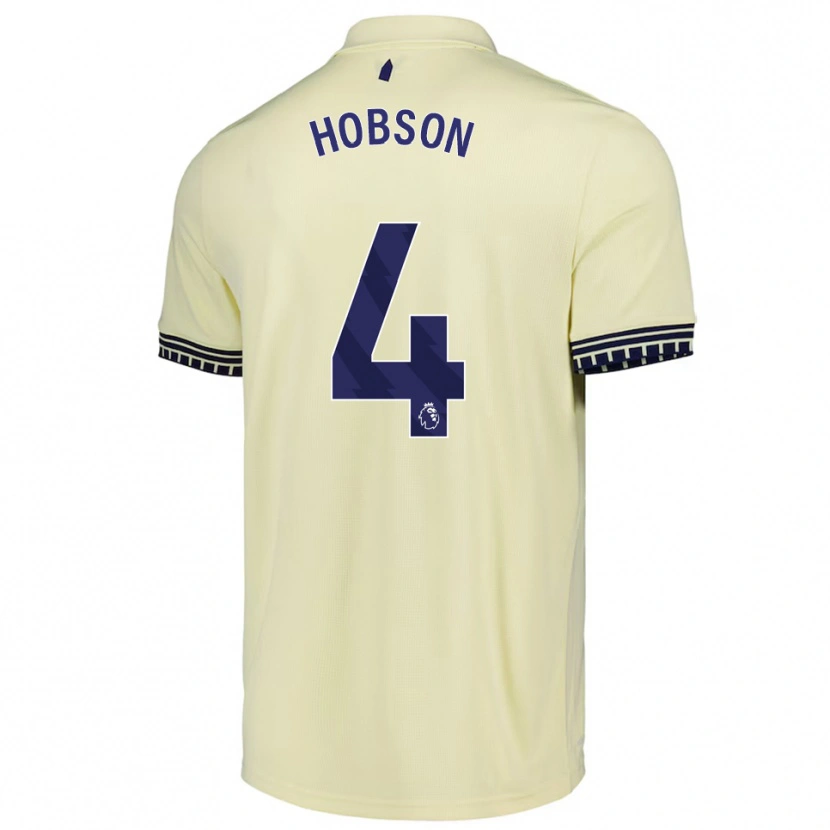 Danxen Dame Issy Hobson #4 Off White Svart Bortetrøye Drakt Trøye 2025/26 Skjorter T-Skjorte