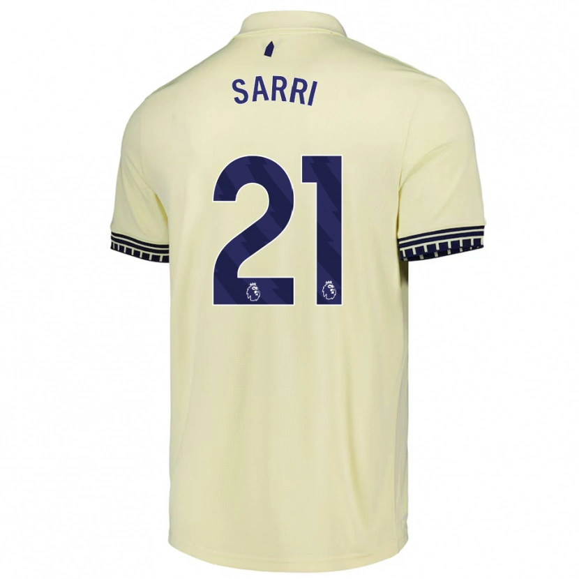 Danxen Dame Veatriki Sarri #21 Off White Svart Bortetrøye Drakt Trøye 2025/26 Skjorter T-Skjorte