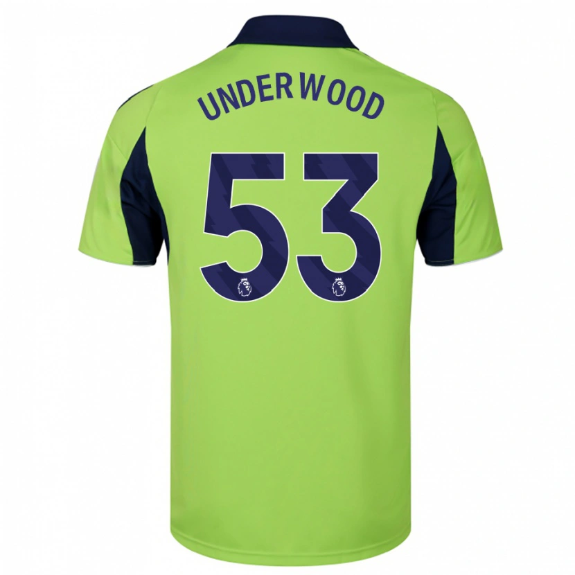 Danxen Dame Marco Underwood #53 Grønn Marineblå Hvit Bortetrøye Drakt Trøye 2025/26 Skjorter T-Skjorte