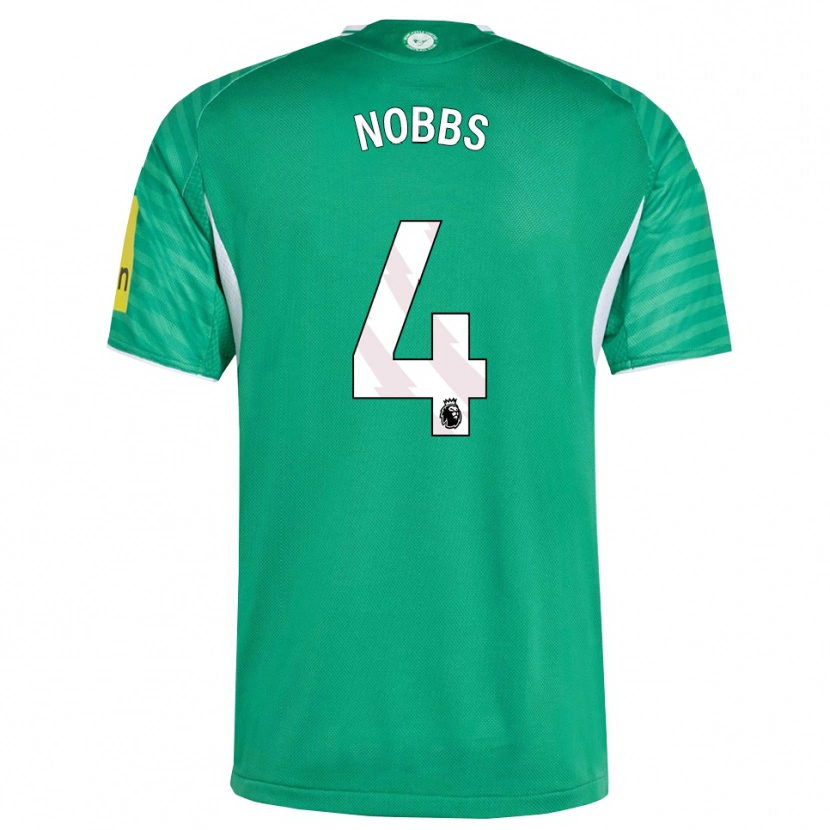 Danxen Dame Jordan Nobbs #4 Grønn Hvit Bortetrøye Drakt Trøye 2025/26 Skjorter T-Skjorte