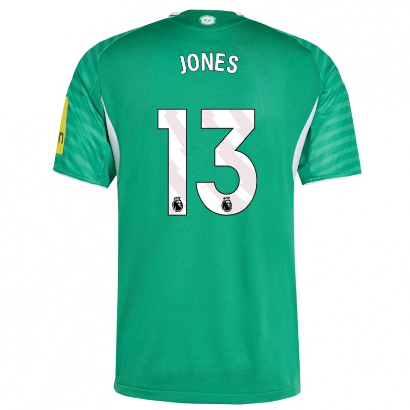 Danxen Dame Tyler Jones #13 Grønn Hvit Bortetrøye Drakt Trøye 2025/26 Skjorter T-Skjorte
