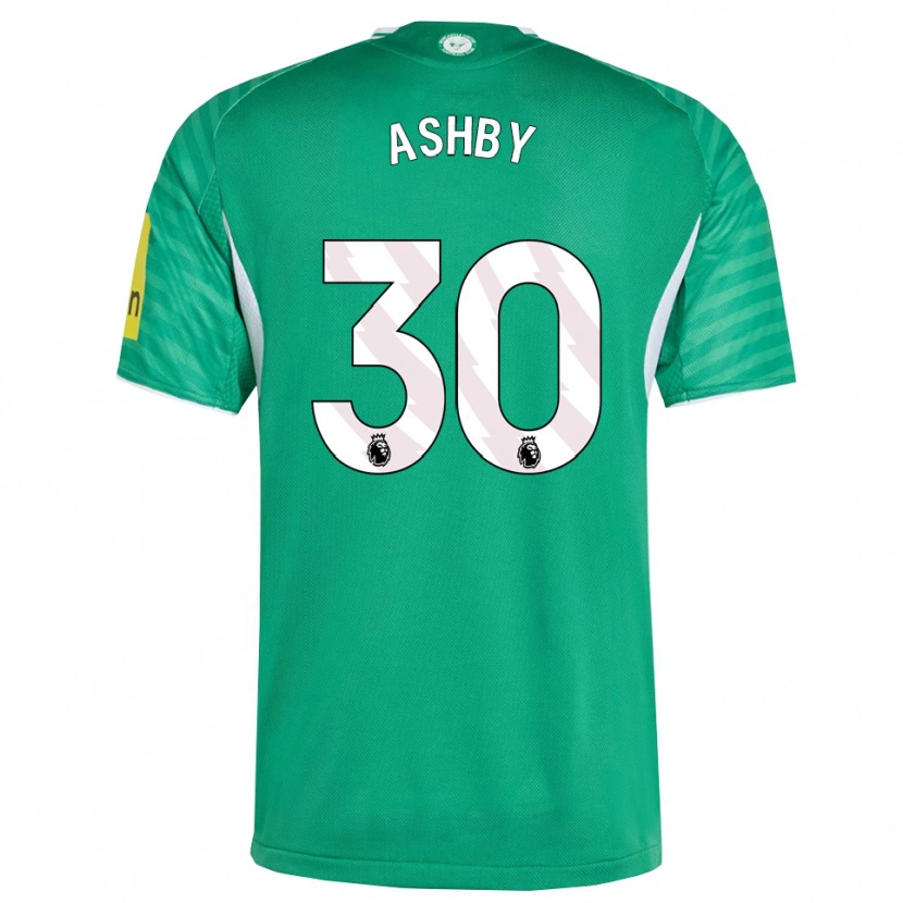 Danxen Dame Harrison Ashby #30 Grønn Hvit Bortetrøye Drakt Trøye 2025/26 Skjorter T-Skjorte