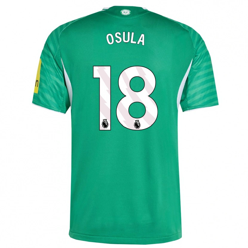 Danxen Dame William Osula #18 Grønn Hvit Bortetrøye Drakt Trøye 2025/26 Skjorter T-Skjorte