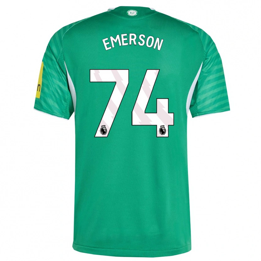 Danxen Dame Johnny Emerson #74 Grønn Hvit Bortetrøye Drakt Trøye 2025/26 Skjorter T-Skjorte