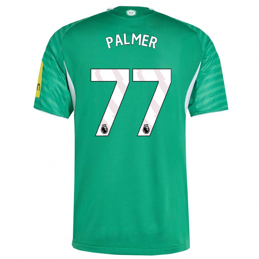 Danxen Dame Darren Palmer #77 Grønn Hvit Bortetrøye Drakt Trøye 2025/26 Skjorter T-Skjorte