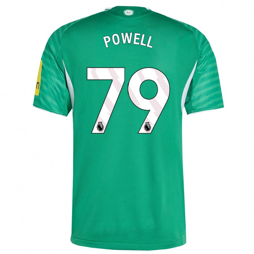 Danxen Dame Rory Powell #79 Grønn Hvit Bortetrøye Drakt Trøye 2025/26 Skjorter T-Skjorte