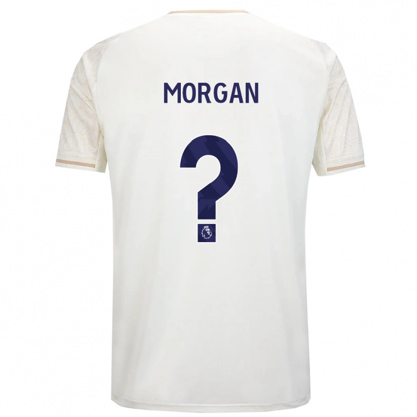 Danxen Dame Elijah Morgan #0 Off White Svart Bortetrøye Drakt Trøye 2025/26 Skjorter T-Skjorte