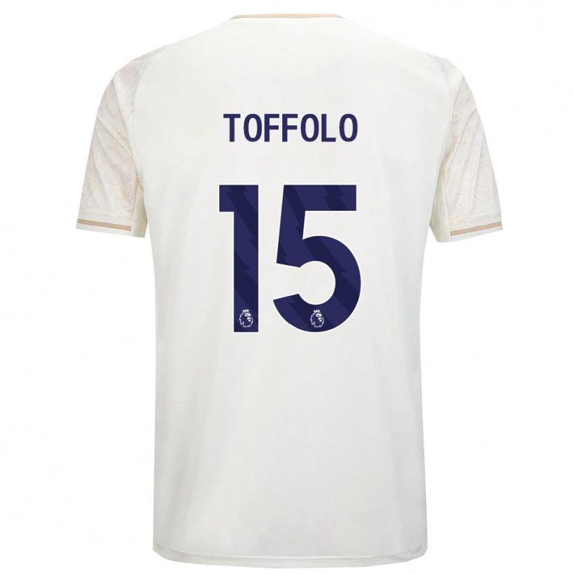 Danxen Dame Harry Toffolo #15 Off White Svart Bortetrøye Drakt Trøye 2025/26 Skjorter T-Skjorte