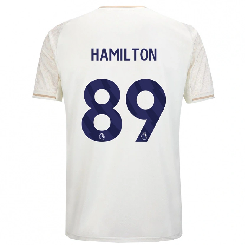 Danxen Dame Scott Hamilton #89 Off White Svart Bortetrøye Drakt Trøye 2025/26 Skjorter T-Skjorte