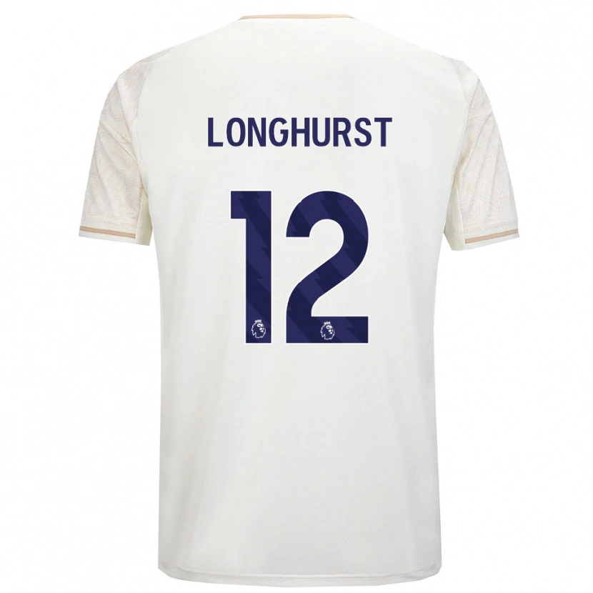 Danxen Dame Kate Longhurst #12 Off White Svart Bortetrøye Drakt Trøye 2025/26 Skjorter T-Skjorte