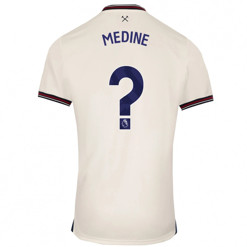 Danxen Dame Jephthah Medine #0 Off White Bortetrøye Drakt Trøye 2025/26 Skjorter T-Skjorte