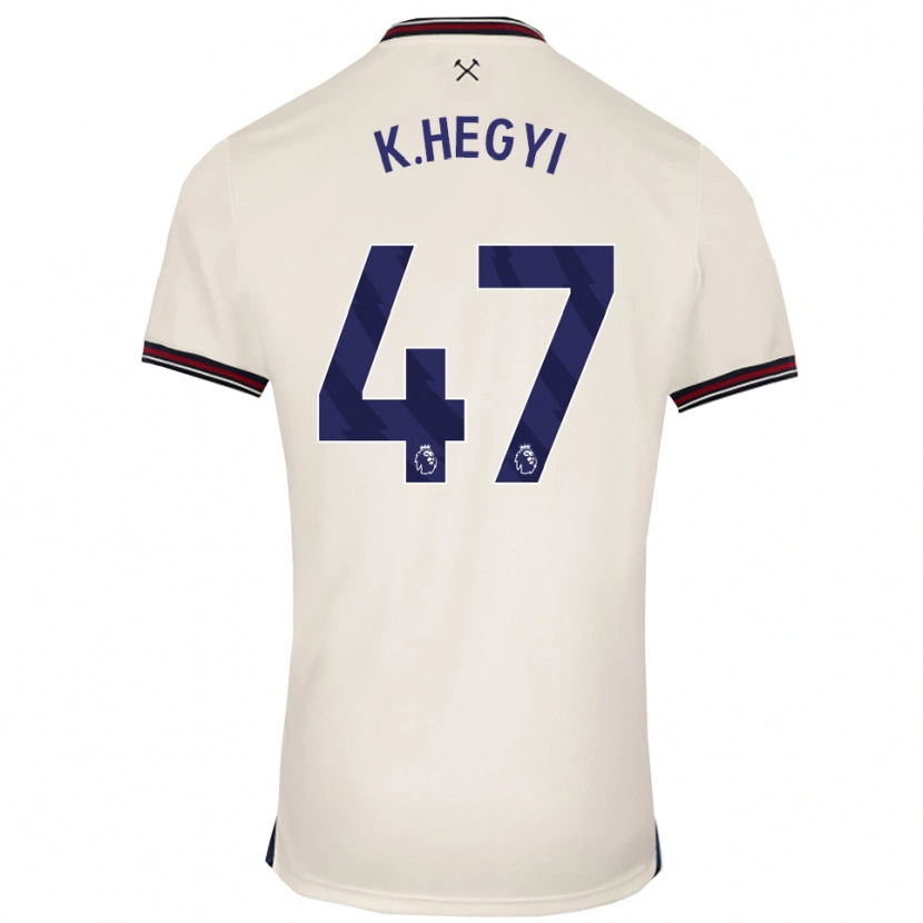 Danxen Dame Krisztian Hegyi #47 Off White Bortetrøye Drakt Trøye 2025/26 Skjorter T-Skjorte