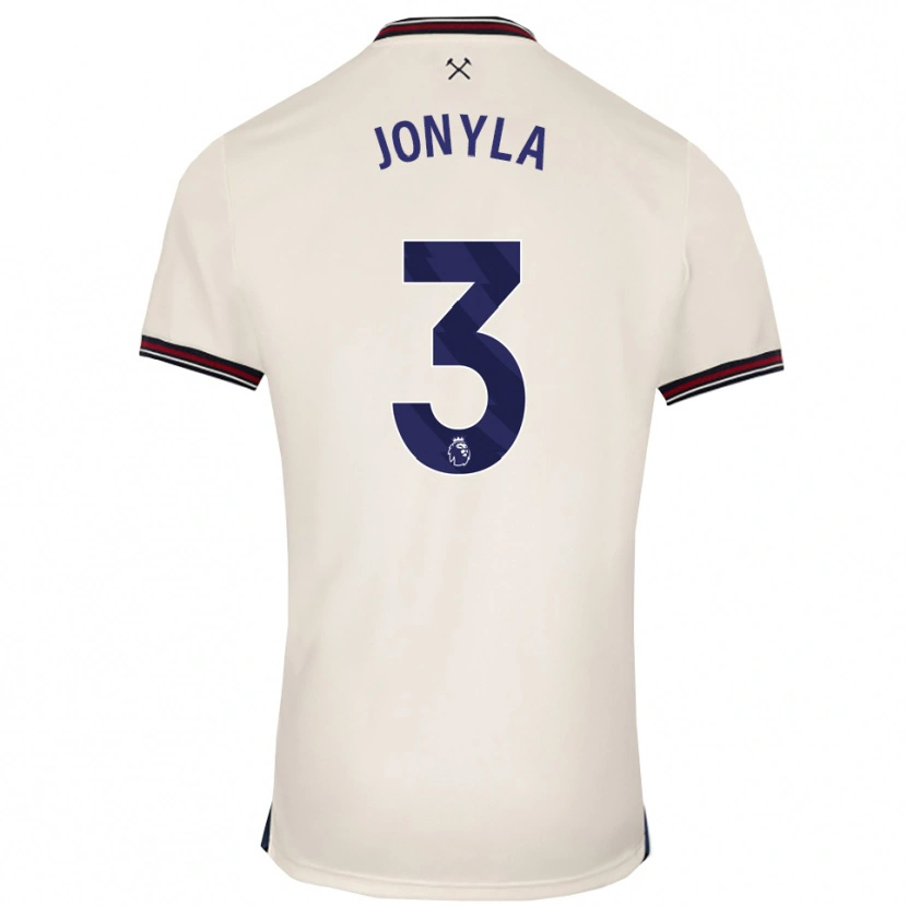 Danxen Dame Tomas Jonyla #3 Off White Bortetrøye Drakt Trøye 2025/26 Skjorter T-Skjorte