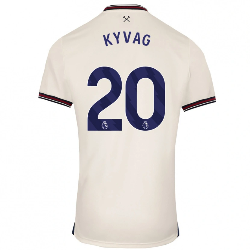 Danxen Dame Thea Kyvag #20 Off White Bortetrøye Drakt Trøye 2025/26 Skjorter T-Skjorte