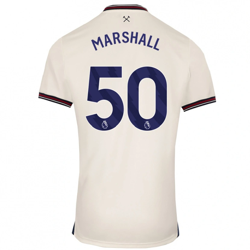 Danxen Dame Callum Marshall #50 Off White Bortetrøye Drakt Trøye 2025/26 Skjorter T-Skjorte