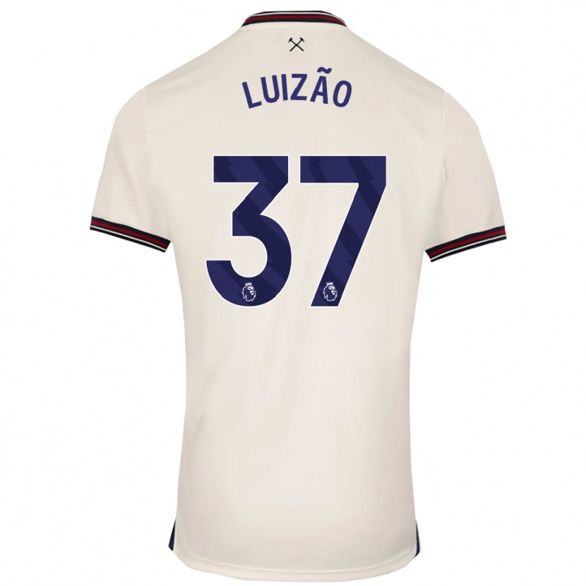 Danxen Dame Luizão #37 Off White Bortetrøye Drakt Trøye 2025/26 Skjorter T-Skjorte