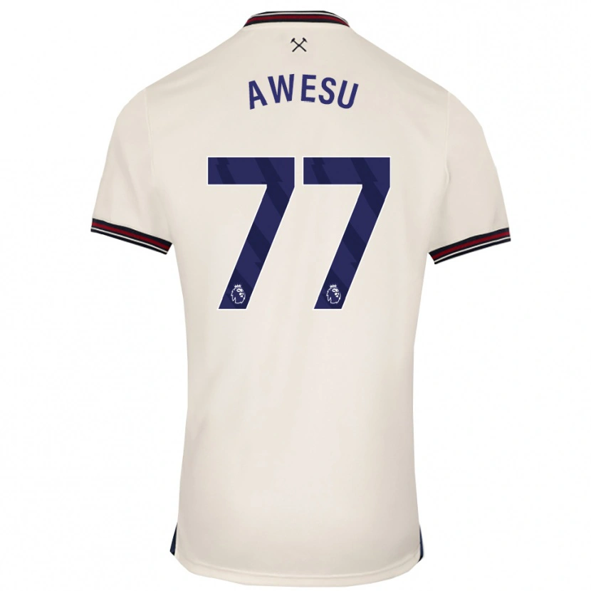 Danxen Dame Lanre Awesu #77 Off White Bortetrøye Drakt Trøye 2025/26 Skjorter T-Skjorte