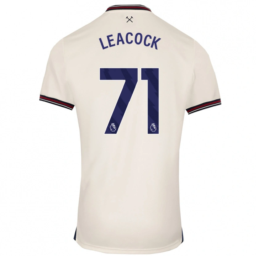 Danxen Dame Callum Leacock #71 Off White Bortetrøye Drakt Trøye 2025/26 Skjorter T-Skjorte